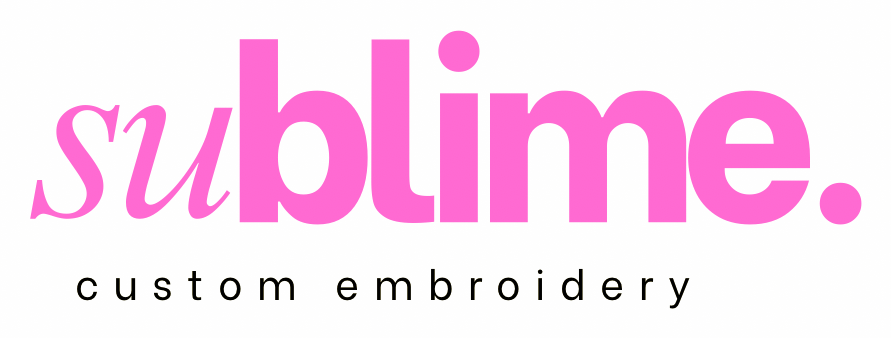 sublime. custom embroidery